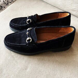 ET Wright Masters Collection Black Suede Shoes like new